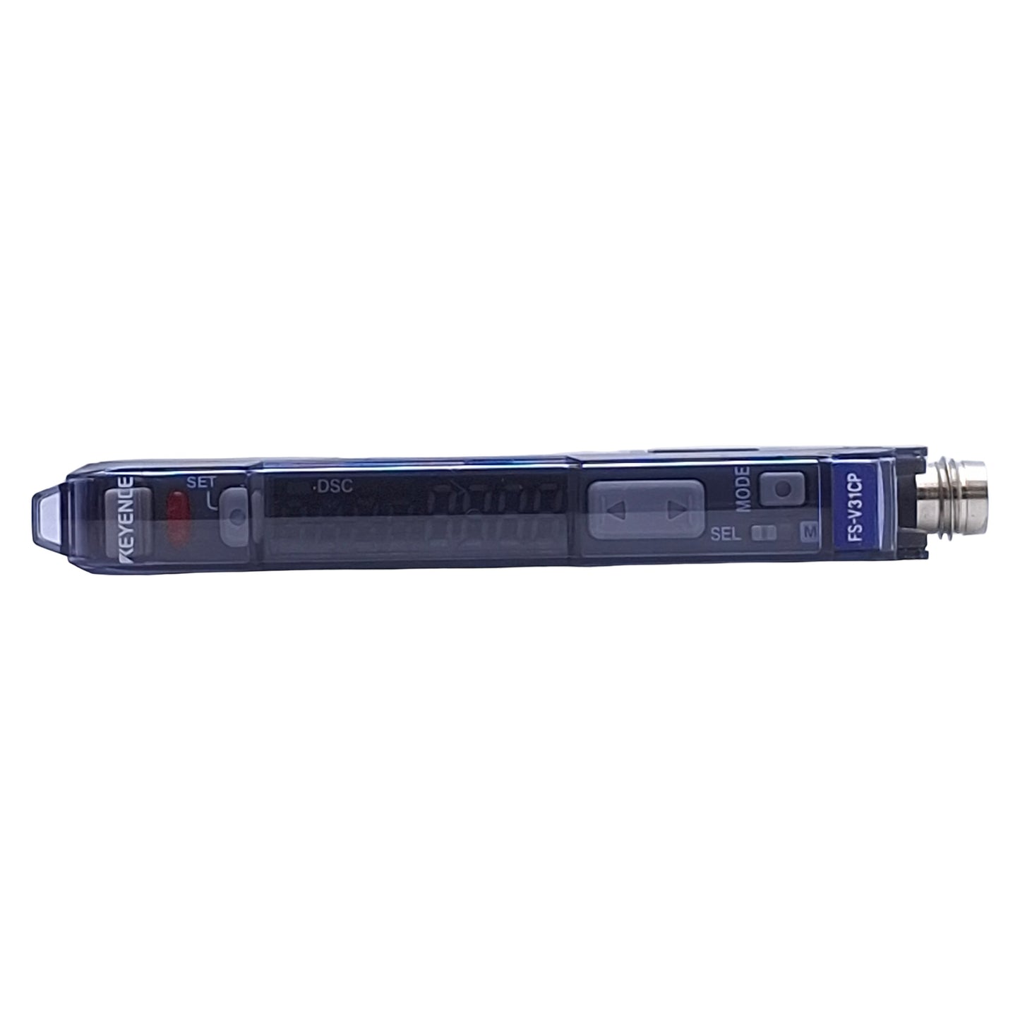 Used Keyence FS-V31CP Fiber Optic Sensor Amplifier, PNP, M8 4-Pin Connector, 12-24VDC