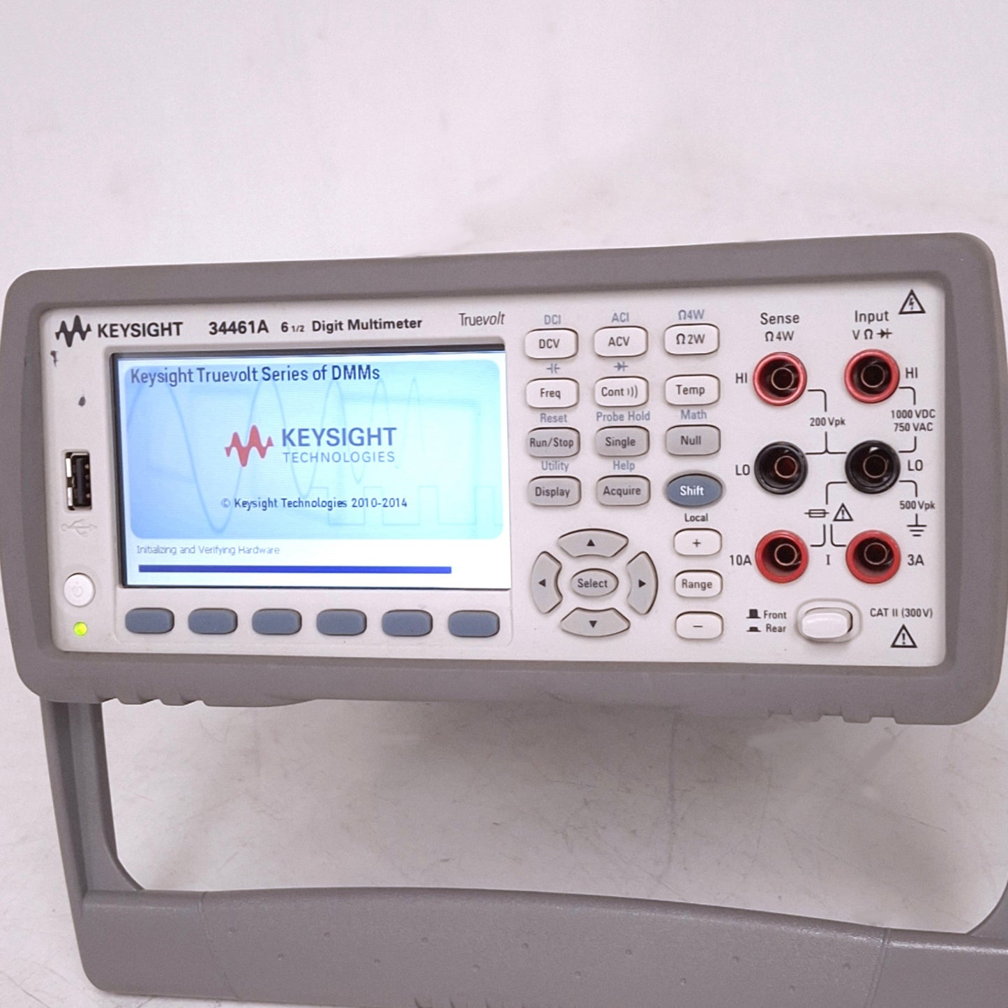 Used Keysight 34461A Multimeter, 6-1/2 Digit, 100mV-1000V, 100µA-10A, USB/LAN