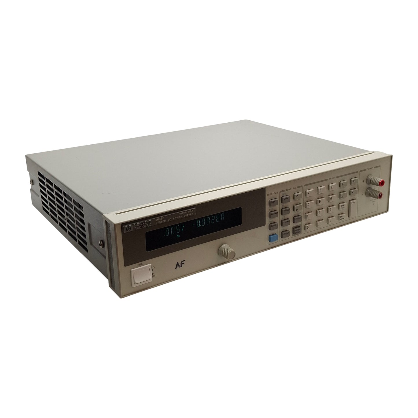 Used HP 6632B Benchtop Power Supply w/ Option 020, 0-5A, 0-20VDC *Tested Working*