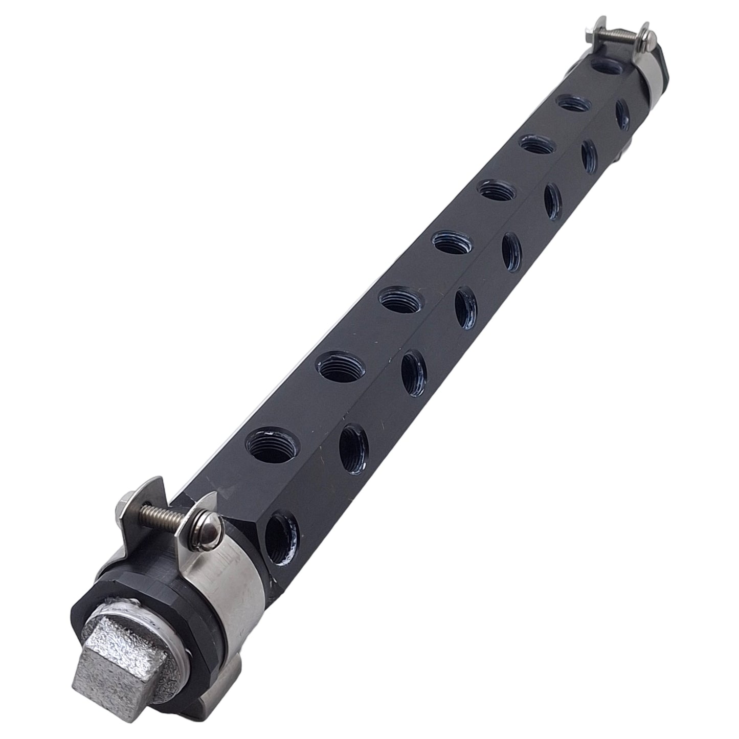 Used Burnham BAM-16-01-375-60 Manifold, 16-Port, 3/8in NPT Female x 1in NPT Female