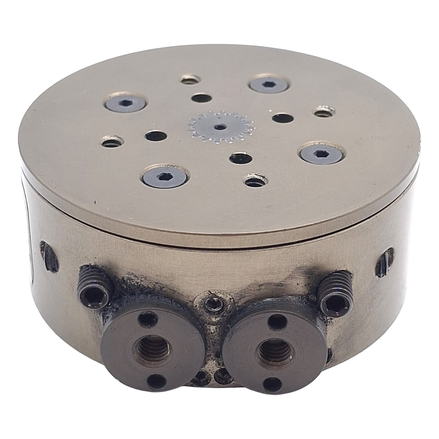 Used Robohand RR-18-90 Rotary Actuator, 90° Rotation, ø0.5in Bore, 6.5lbs-in, 100psi