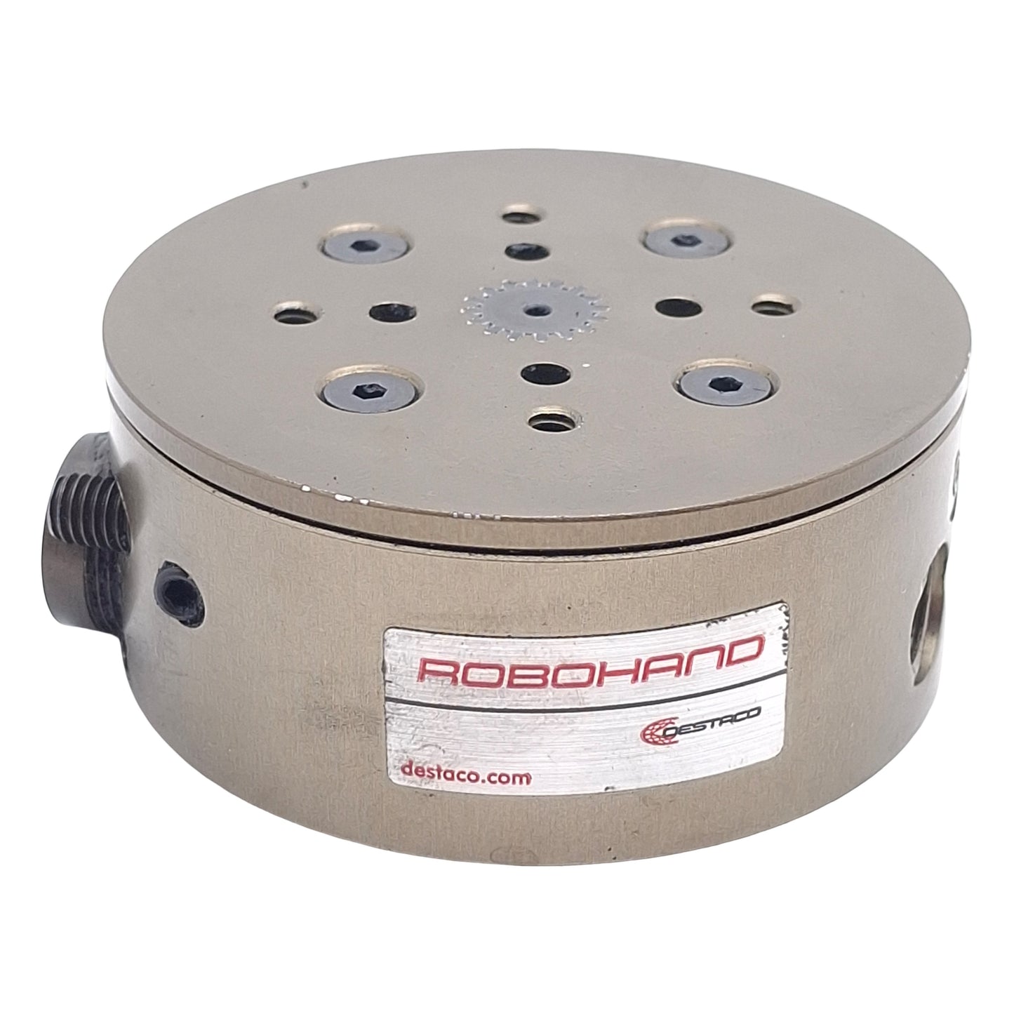 Used Robohand RR-18-90 Rotary Actuator, 90° Rotation, ø0.5in Bore, 6.5lbs-in, 100psi