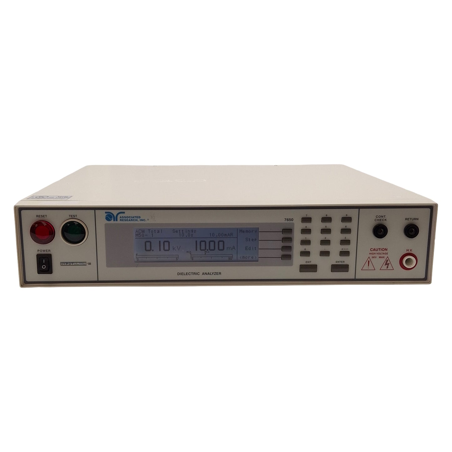 Used Associated Research 7650 HYPOTULTRA III Dielectric Analyzer w/ CSU7650 A Module