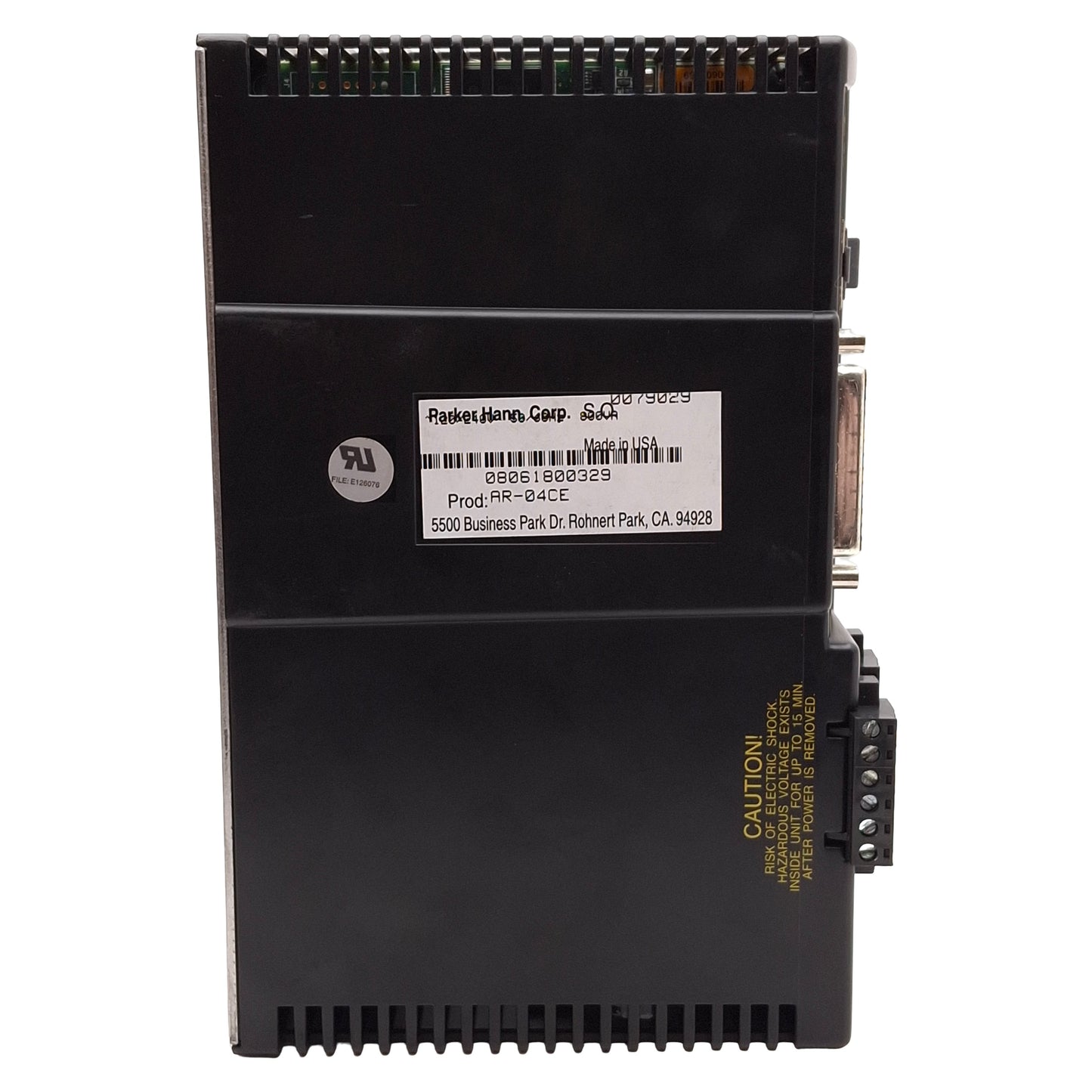 Used Parker AR-04CE Aries Servo Drive / Controller, 1-Axis, 400W, 120/240VAC 3A