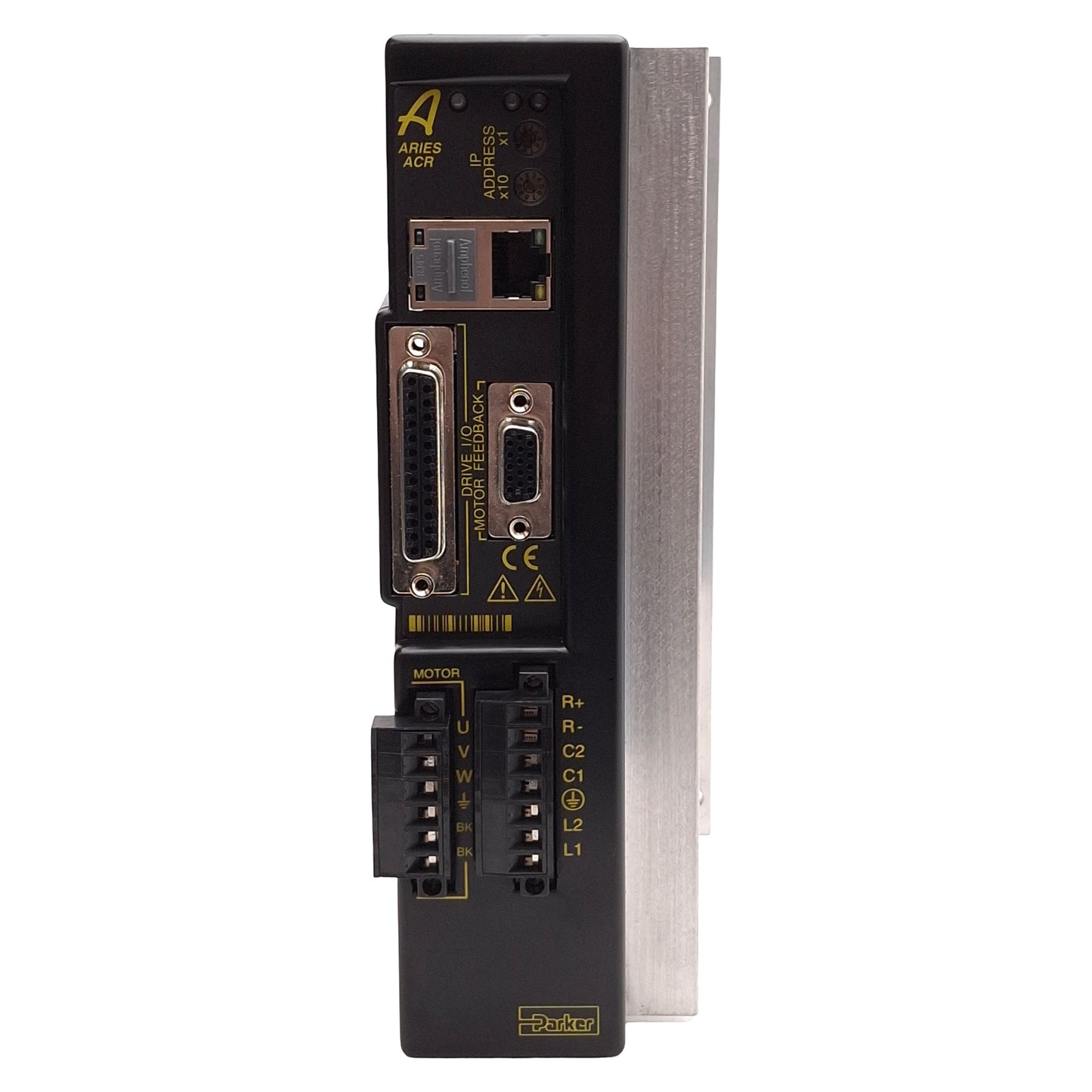 Used Parker AR-04CE Aries Servo Drive / Controller, 1-Axis, 400W, 120/240VAC 3A