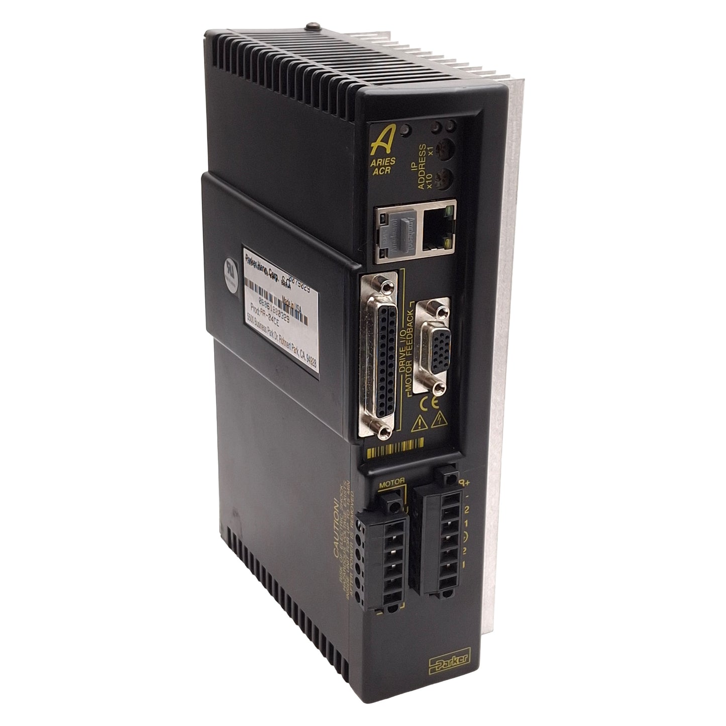 Used Parker AR-04CE Aries Servo Drive / Controller, 1-Axis, 400W, 120/240VAC 3A