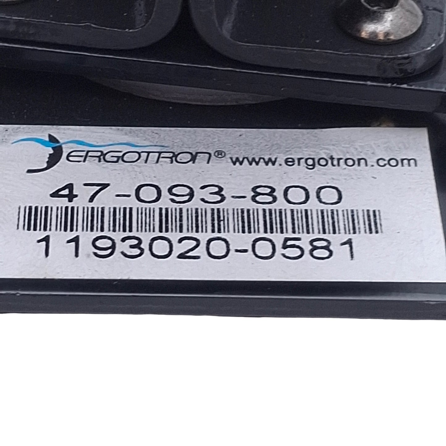 Used Ergotron 47-093-800 Monitor Pivot Mount, 38in Screen, 23lb Capacity, Vesa MIS-D