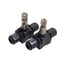 Used Lot of 2 Legris 7770 56 00 In-Line Flow Control Air Regulator Needle Valves 1/4"