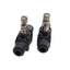 Used Lot of 2 Legris 7770 56 00 In-Line Flow Control Air Regulator Needle Valves 1/4"