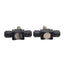 Used Lot of 2 Legris 7770 56 00 In-Line Flow Control Air Regulator Needle Valves 1/4"
