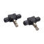 Used Lot of 2 Legris 7770 56 00 In-Line Flow Control Air Regulator Needle Valves 1/4"