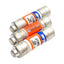 Used Lot of 3 Ferraz/Mersen ATDR20 Amp Trap Time Delay Fuse, 600VAC 20A, Class CC