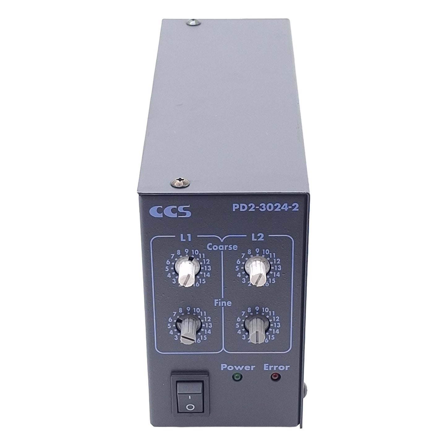 Used CCS PD2-3024-2(A) LED Light Control Power Supply, 2-CH, 100-240VAC In, 24VDC Out