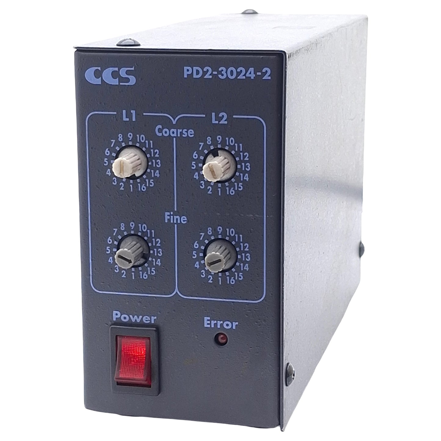 Used CCS PD2-3024-2(CE) LED Light Control Power Supply, 2-CH 100-240VAC In, 24VDC Out