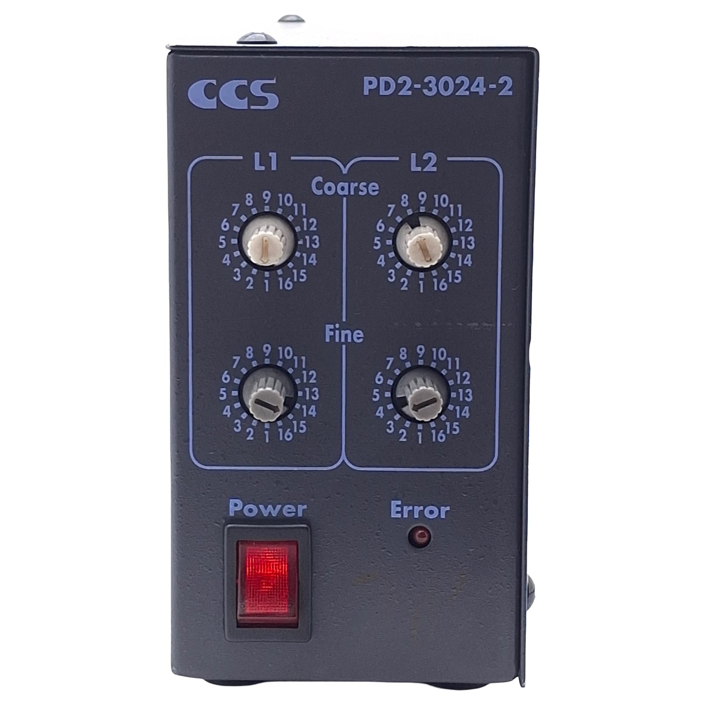 Used CCS PD2-3024-2(CE) LED Light Control Power Supply, 2-CH 100-240VAC In, 24VDC Out