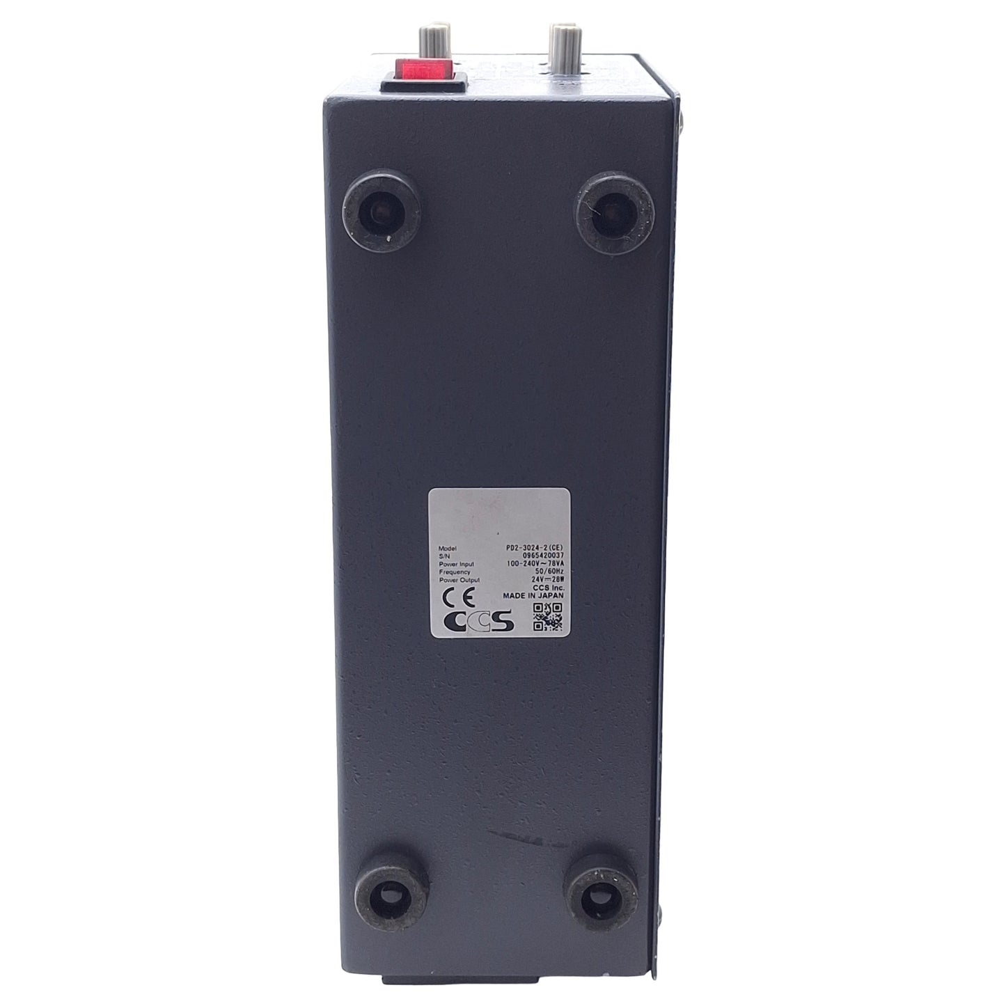 Used CCS PD2-3024-2(CE) LED Light Control Power Supply, 2-CH 100-240VAC In, 24VDC Out