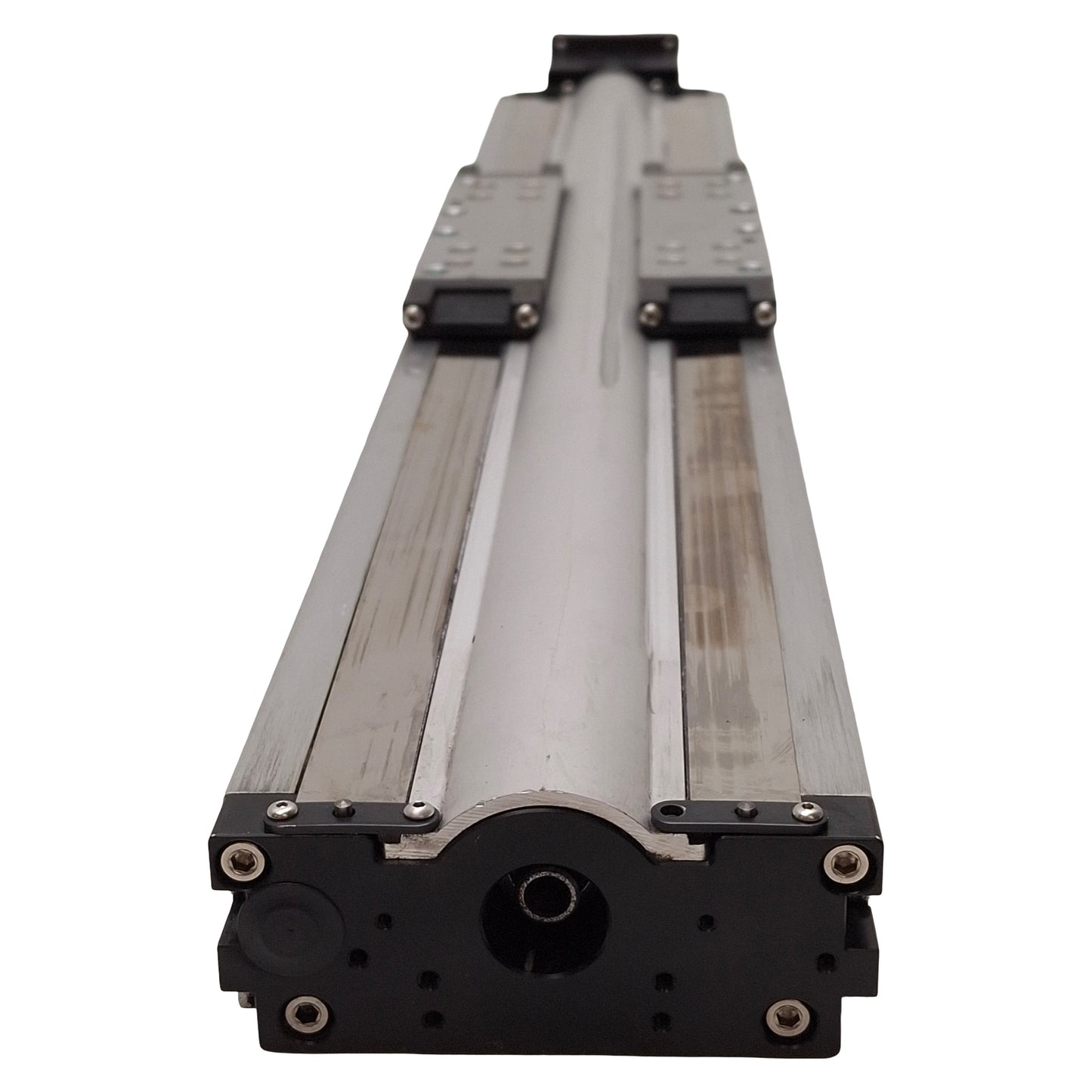 Used Parker 404400XRMSD4H1L1C1M3 Linear Actuator, 400mm Travel, 20mm Lead, NEMA 23