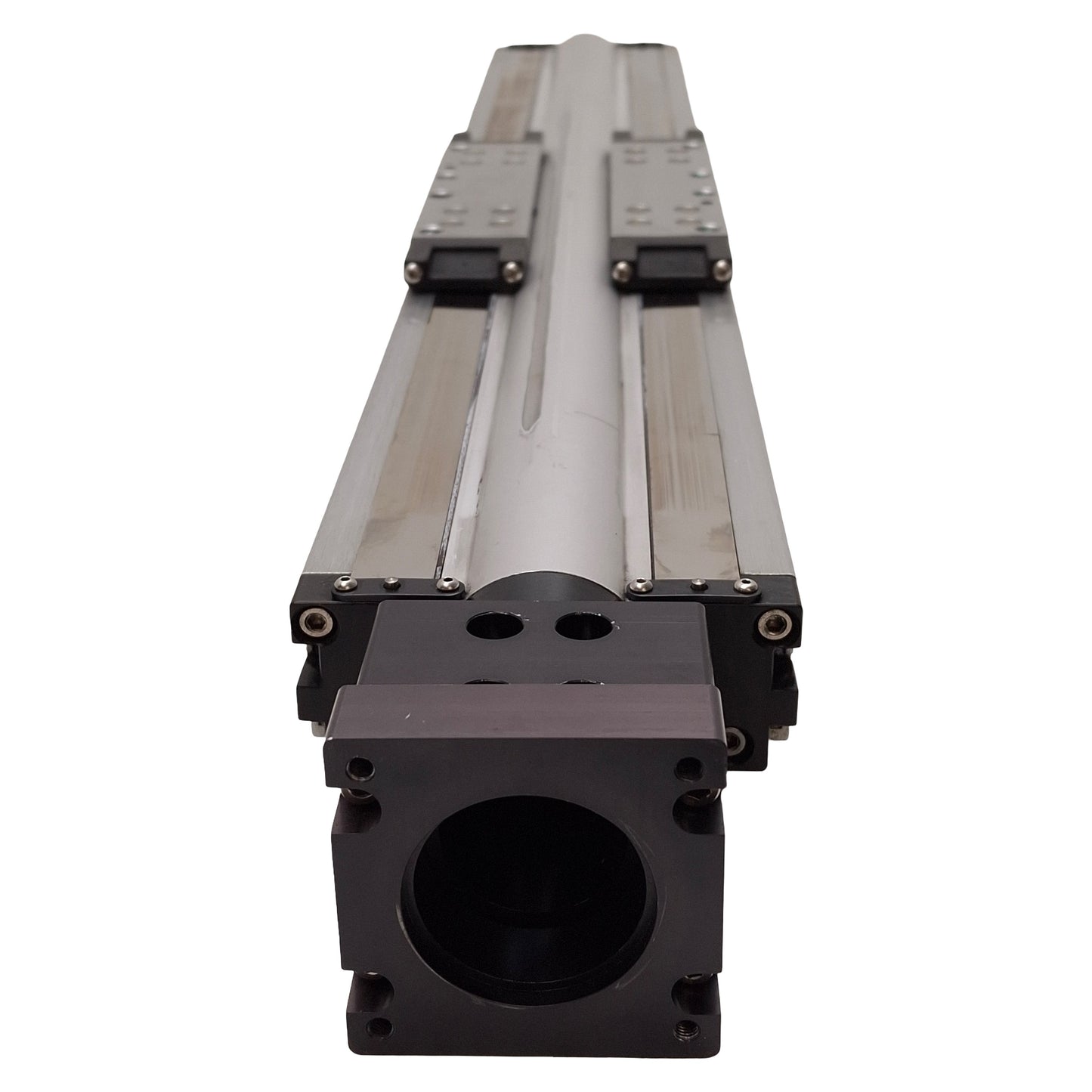 Used Parker 404400XRMSD4H1L1C1M3 Linear Actuator, 400mm Travel, 20mm Lead, NEMA 23