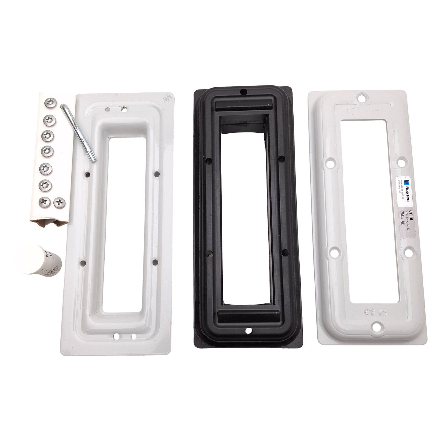 New – Open box Roxtec CF 16 Cable Entry Seal Frame, Powder Coated Mild Steel 40mm x 160mm