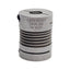 Used Gerwah DKN 20/32-8-3/8 Metal Bellows Coupling, 25mm OD, 8mm & 3/8" Bores, 32mm L