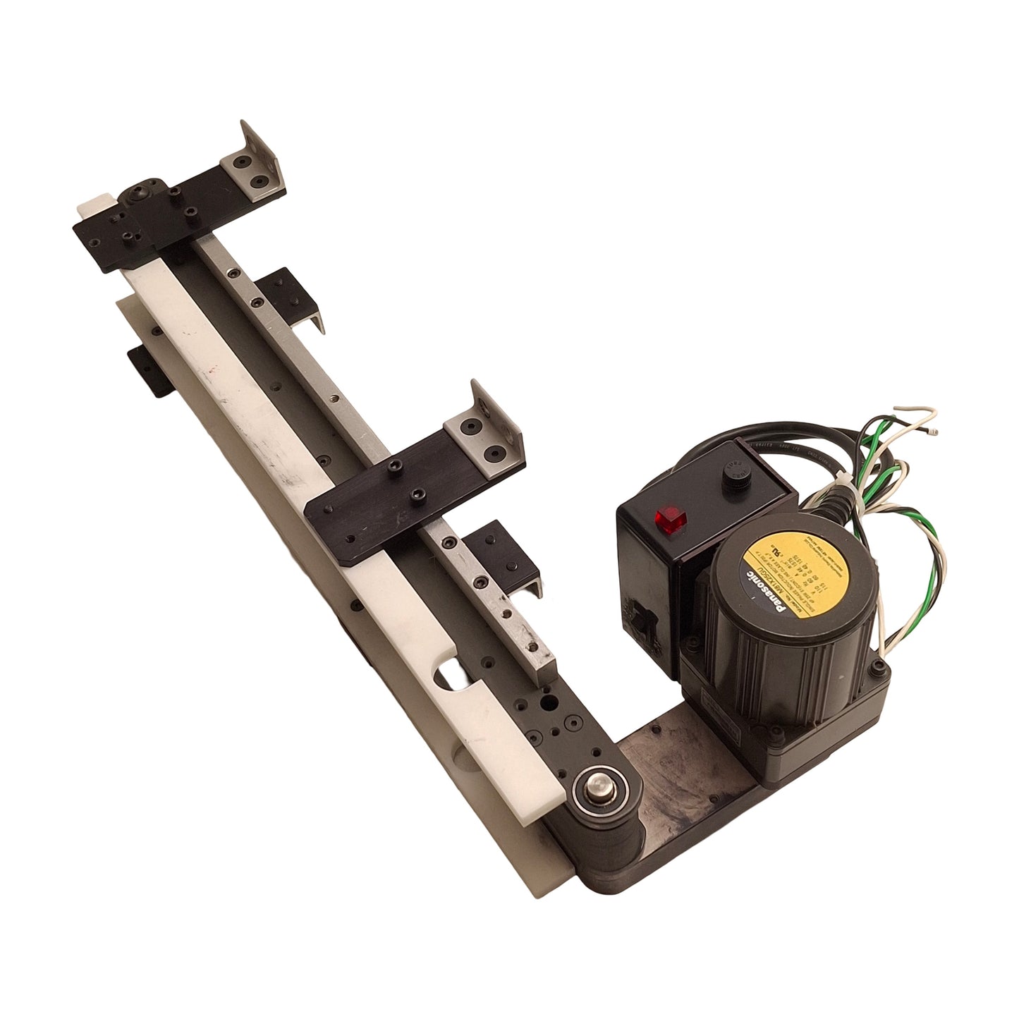 Used Mini-Mover 20-04024-L-N-P1-N-036A-20-09 LP Series Conveyor W/ Rails 4in x 23.5in