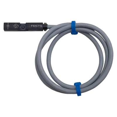 Used Festo SMT-8M-A-PS-24V-E-2,5-OE T-Slot Proximity Sensor, PNP N/O, 5-30VDC, 3-Wire