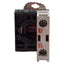Used Baco L21AC01-3E01 Red Momentary Pushbutton, ø32mm Mushroom, Chrome Bezel, 1NC