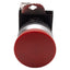 Used Baco L21AC01-3E01 Red Momentary Pushbutton, ø32mm Mushroom, Chrome Bezel, 1NC