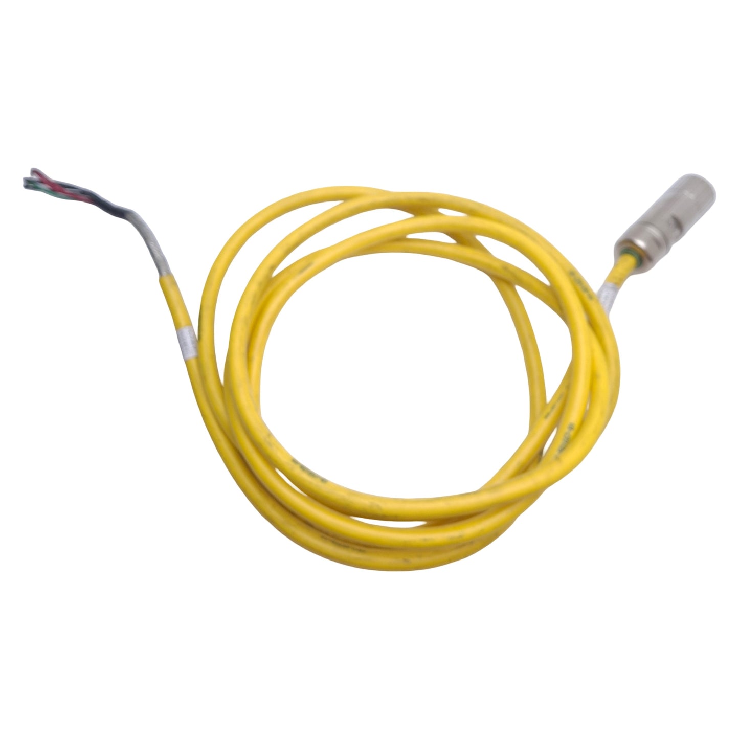Used Parker 71-021626-25 Rev F Servo Power Cable 6-Pin Round to Flying Leads 9ft Long