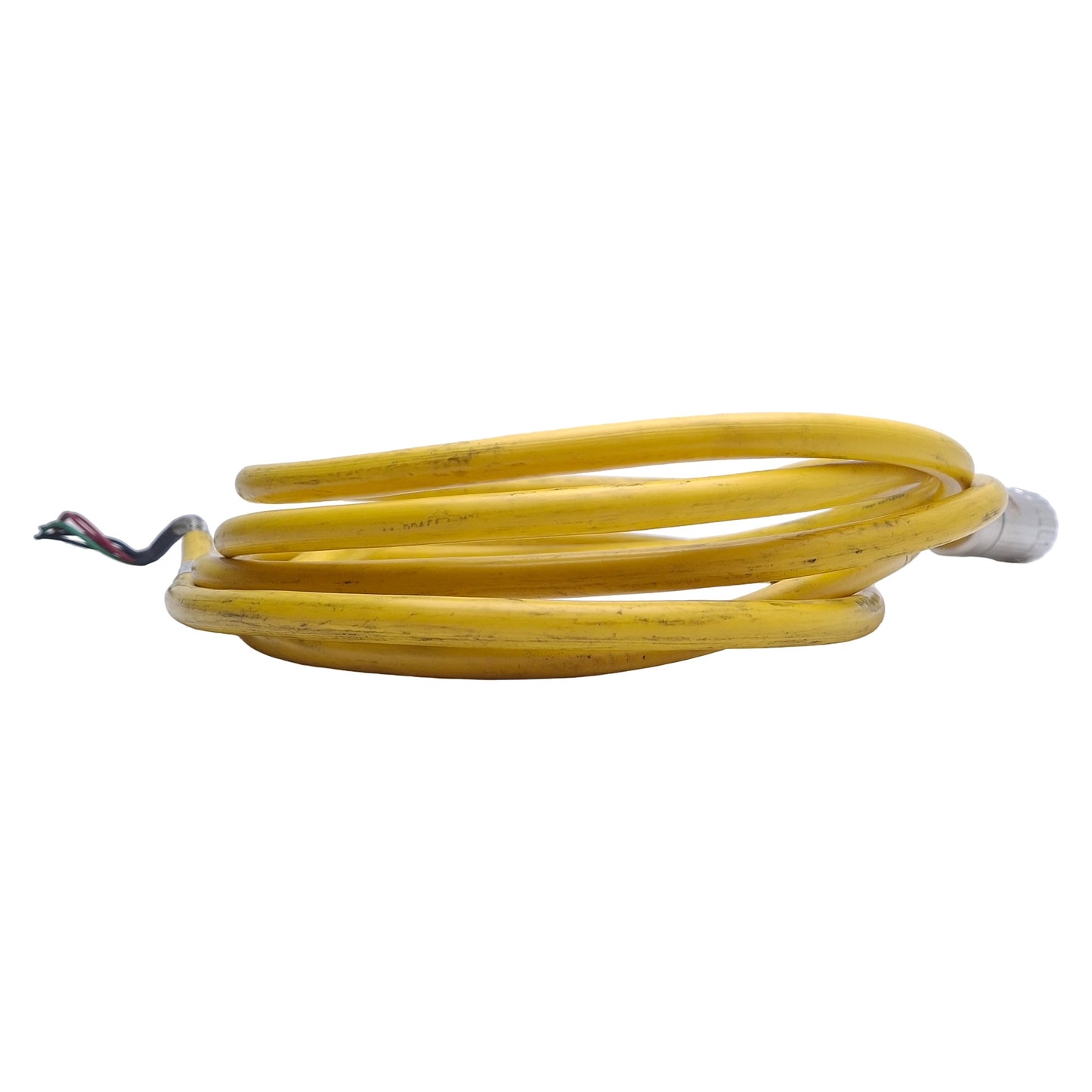 Used Parker 71-021626-25 Rev F Servo Power Cable 6-Pin Round to Flying Leads 9ft Long