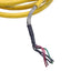 Used Parker 71-021626-25 Rev F Servo Power Cable 6-Pin Round to Flying Leads 9ft Long