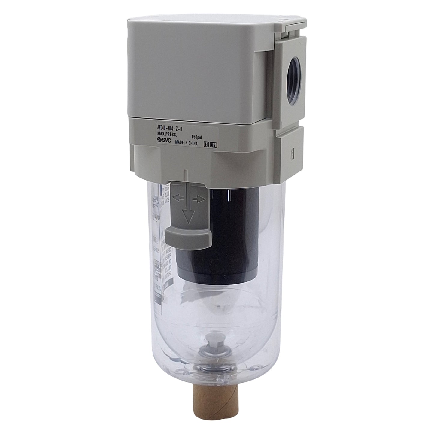 New SMC AFD40-N04-Z-D Micro Mist Separator, 1/2in NPT, 150psi, 0.01µm Filtration