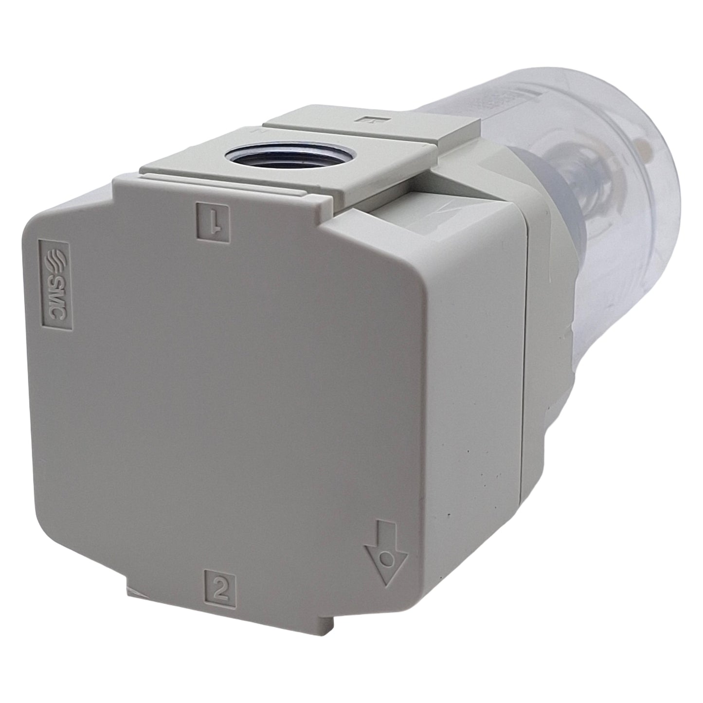 New SMC AFD40-N04-Z-D Micro Mist Separator, 1/2in NPT, 150psi, 0.01µm Filtration