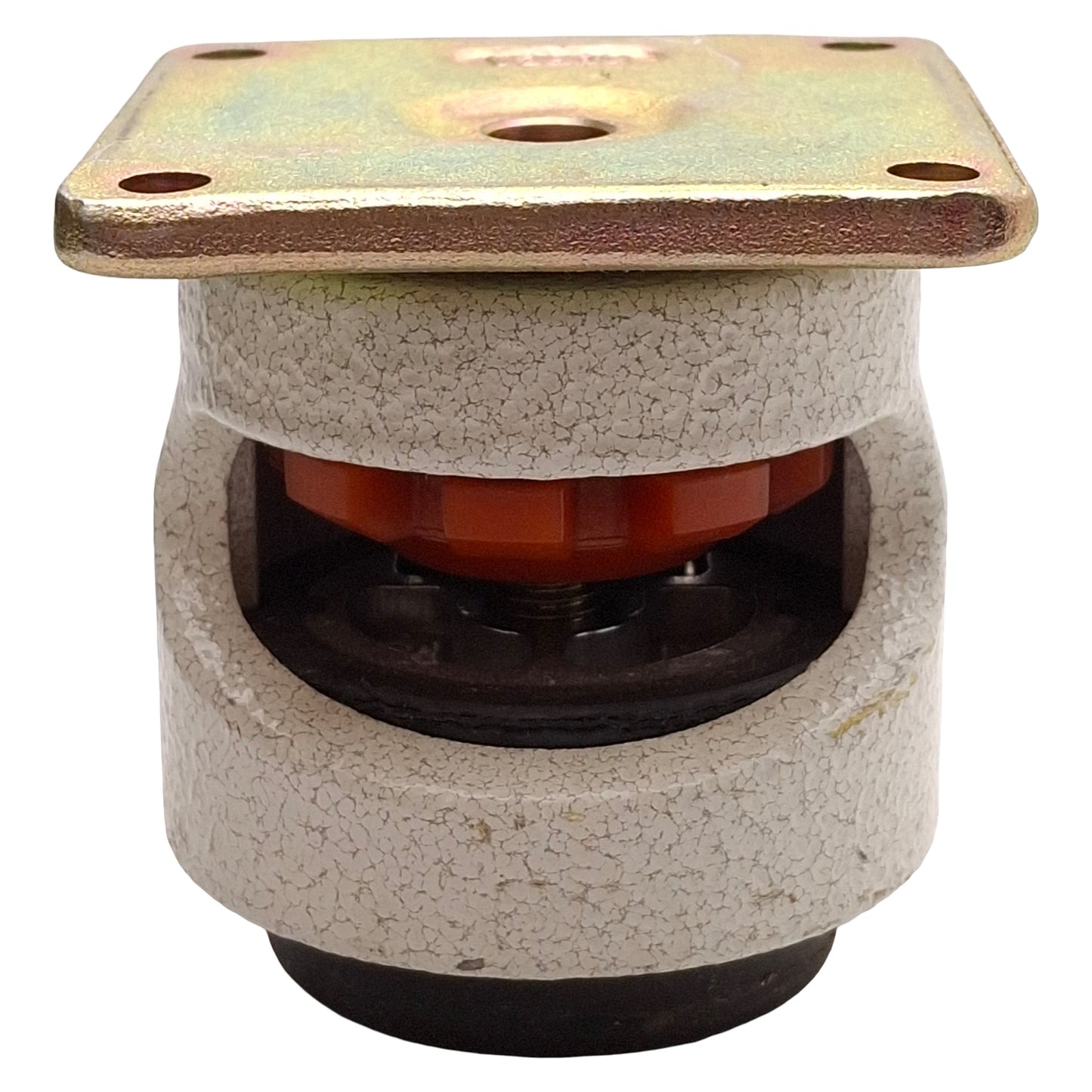 Used Lot of 4 PPI KC60F Leveling Caster ø2in Wheel, 2-7/8 x 2-7/8in Top Plate, 550lbs