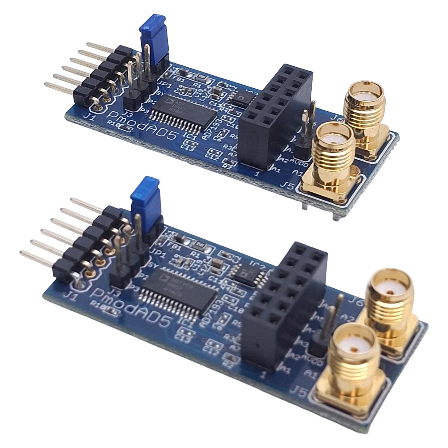 Used Lot of 2 Digilent 410-243 PmodAD5 Analog-To-Digital Converter 24-Bit, 6-Pin