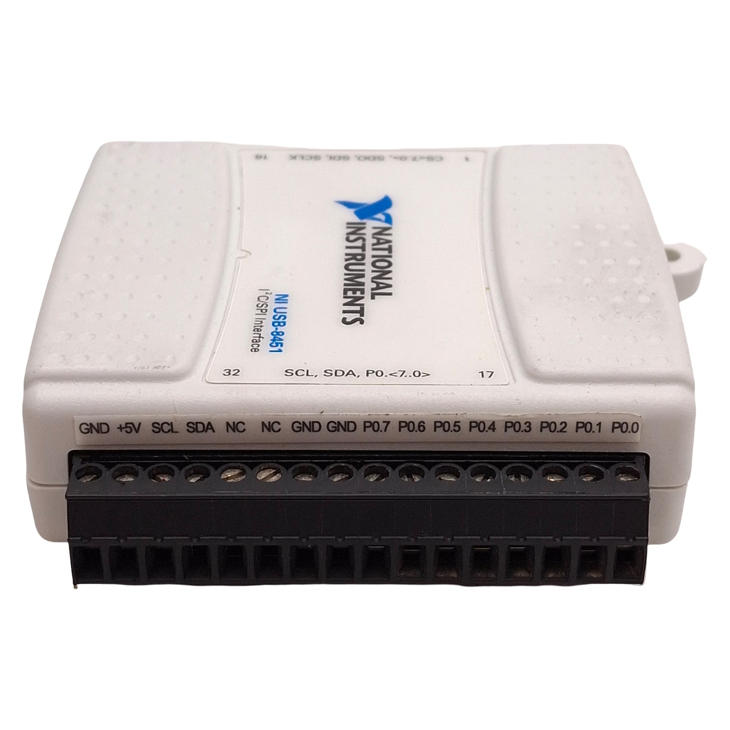 Used NI USB-8451 192317D-02L I²C/SPI Interface Device, 5VDC, USB-B, 16-Pos Terminals
