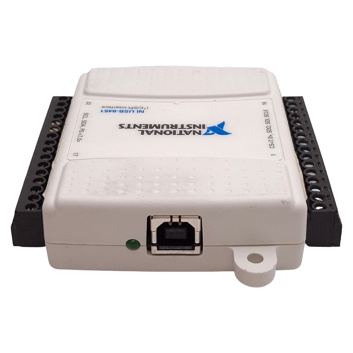 Used NI USB-8451 192317D-02L I²C/SPI Interface Device, 5VDC, USB-B, 16-Pos Terminals