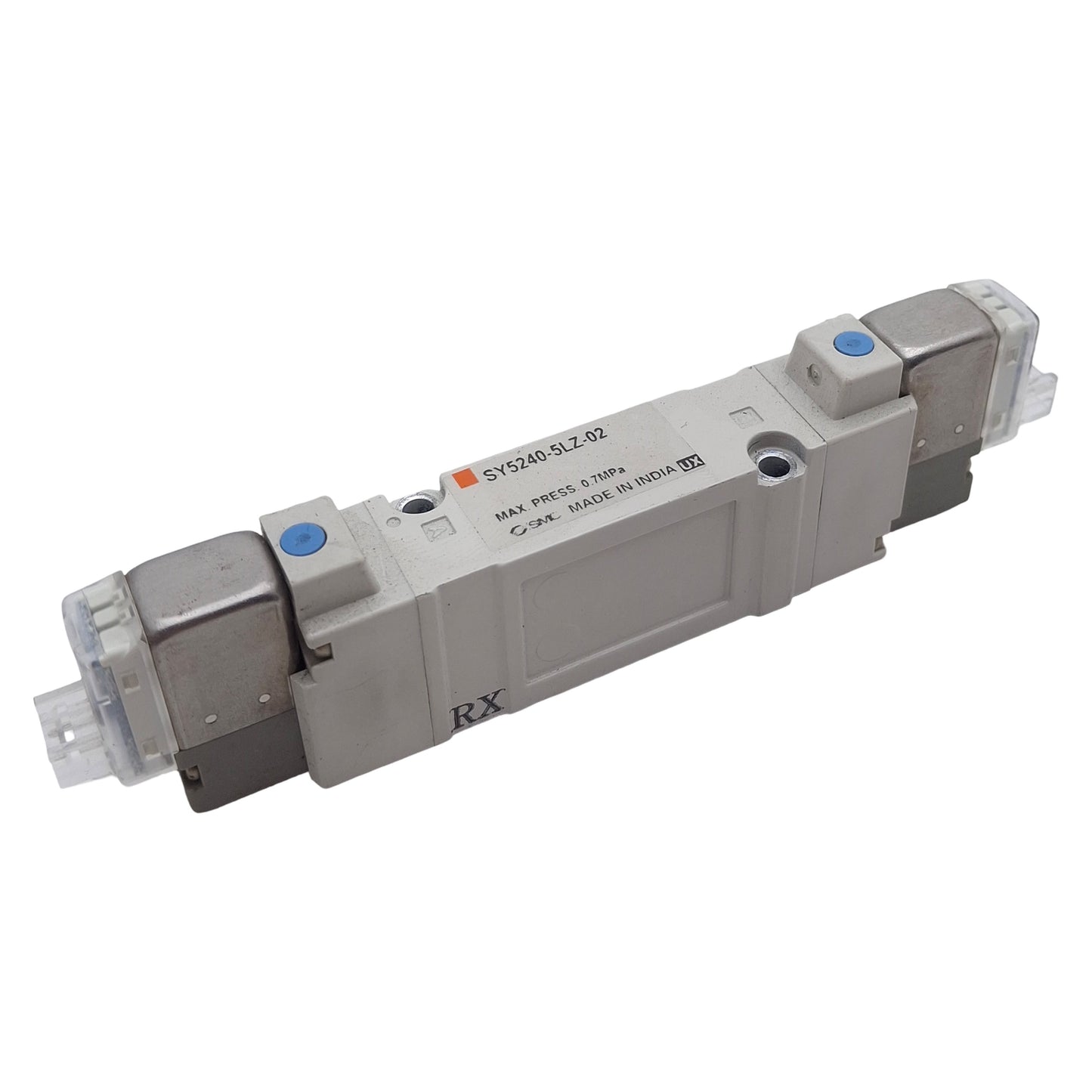 Used SMC SY5240-5LZ-02 Solenoid Valve, 2-Way, 0.7MPa, 24VDC Coil *No Sub-Plate Mount*