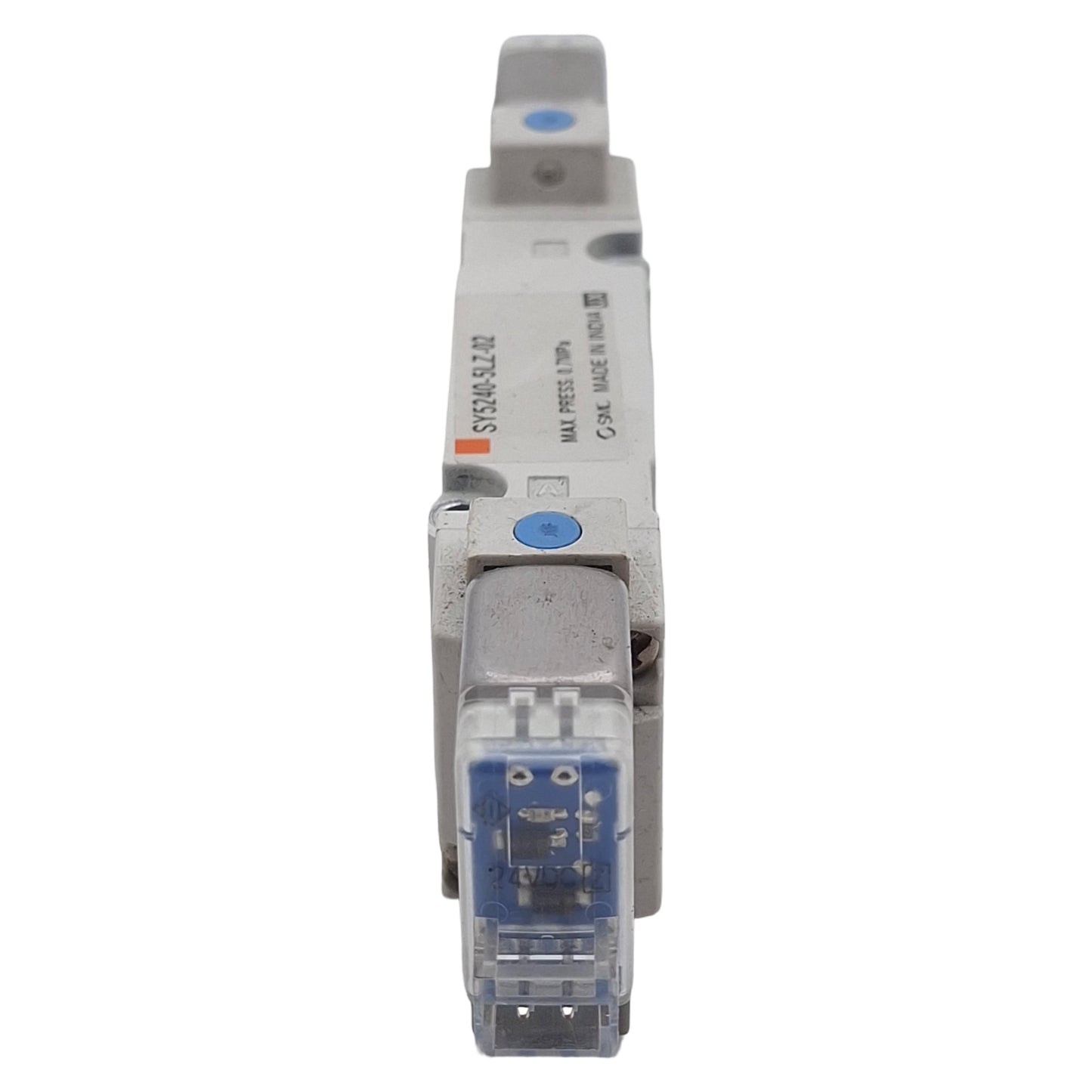 Used SMC SY5240-5LZ-02 Solenoid Valve, 2-Way, 0.7MPa, 24VDC Coil *No Sub-Plate Mount*