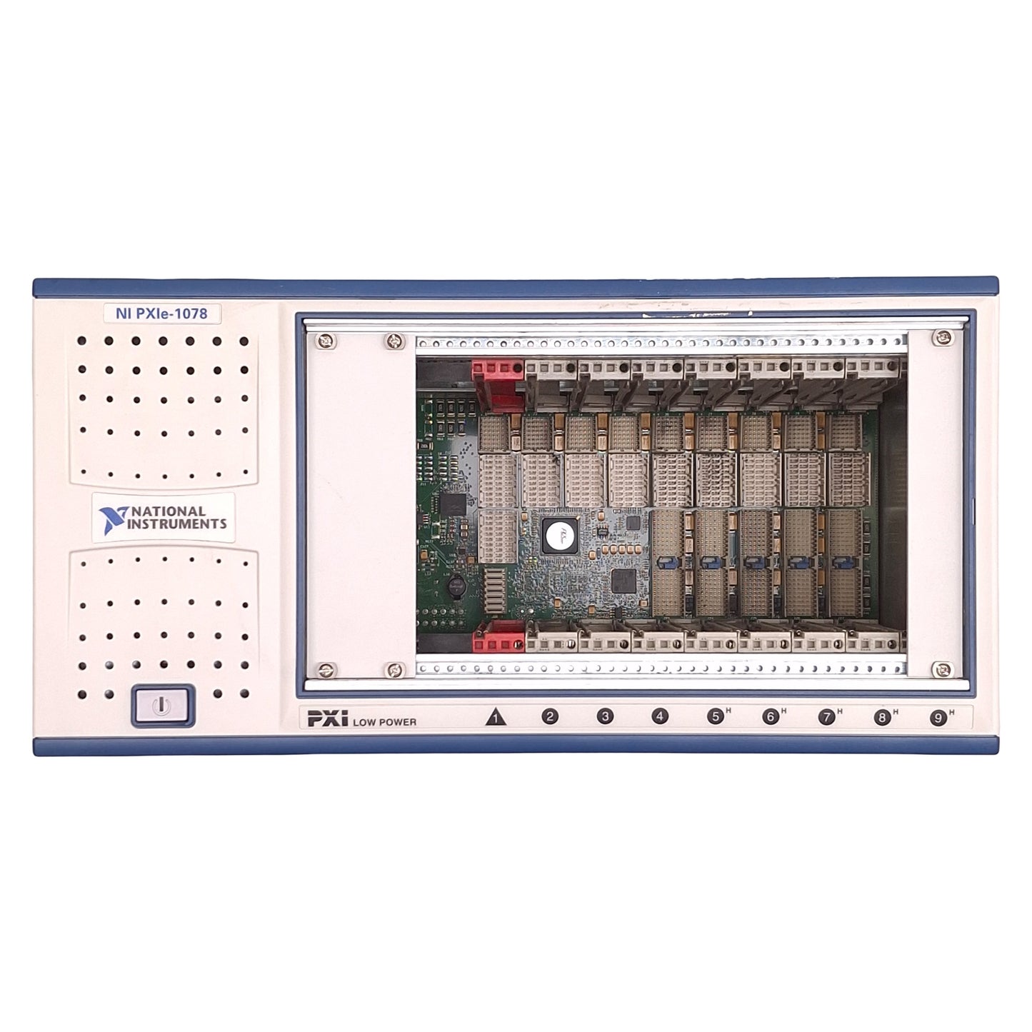 Used National Instruments PXIe-1078 PXI Express Chassis 100-240VAC, 3.5-7A, 9-Slot