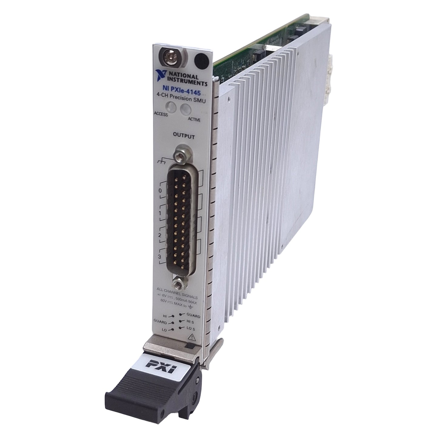 Used National Instruments PXIe-4145 Precision PXI Source Measure Unit, 25-Pin D-Sub