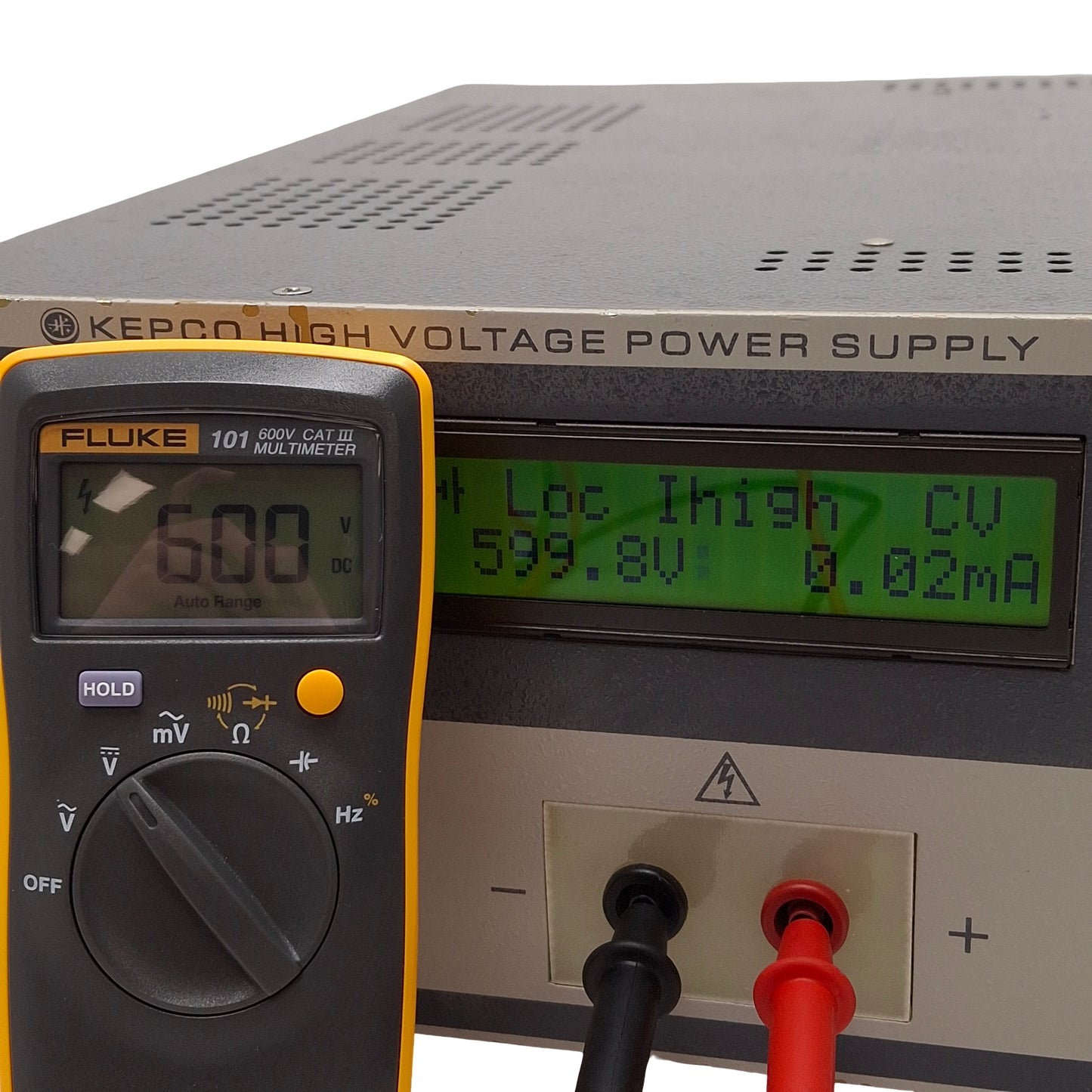 Used Kepco BHK 2000-0.1MG High Voltage DC Power Supply, 0-2000VDC 0-0.1A, 115/230VAC