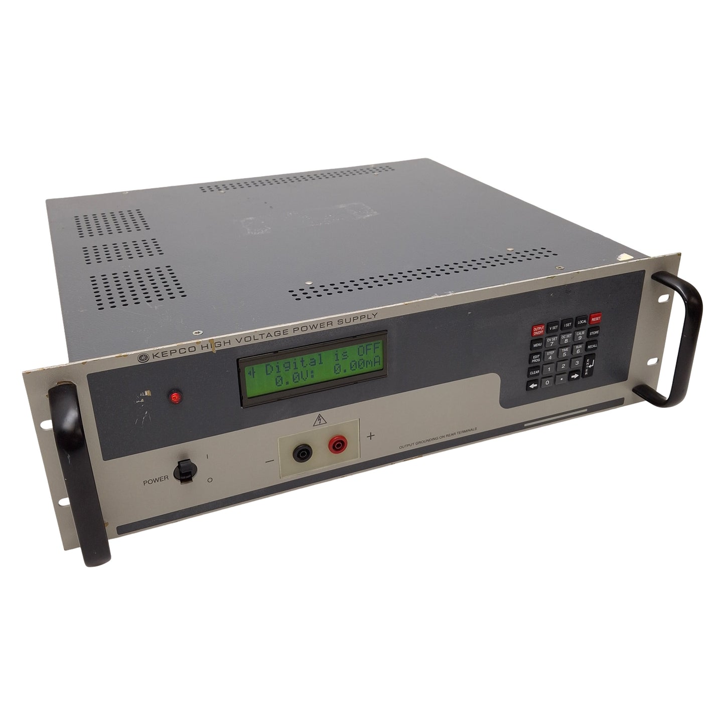 Used Kepco BHK 2000-0.1MG High Voltage DC Power Supply, 0-2000VDC 0-0.1A, 115/230VAC