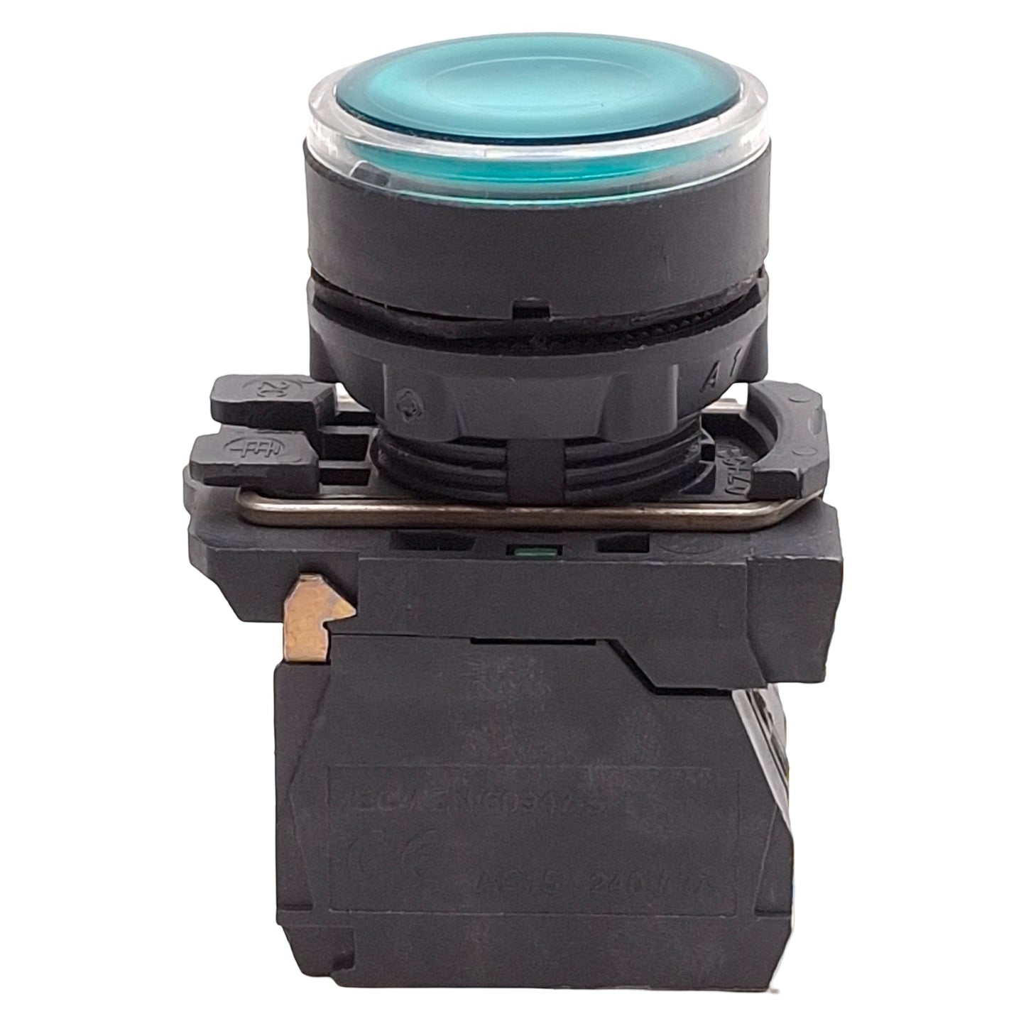 Used Schneider Electric XB5AW33B3 Green Illuminated Momentary Pushbutton, 2NO, 24V