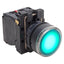 Used Schneider Electric XB5AW33B3 Green Illuminated Momentary Pushbutton, 2NO, 24V