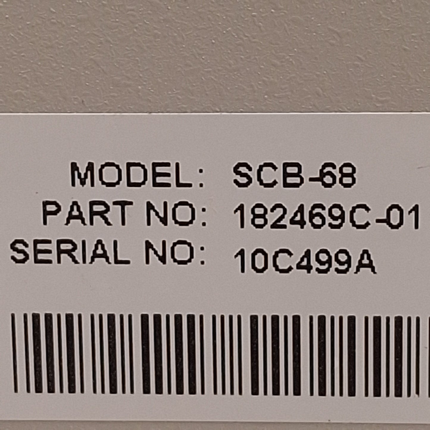 Used National Instruments SCB-68 Shielded I/O Connector Terminal Block, SCSI 68-Pin