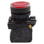 Used Schneider Electric XB5AW34B5 Green Illuminated Momentary Pushbutton, 1NO+1NC 24V