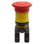 Used Schneider Electric XB5AS8444 E-Stop Pushbutton, Turn-Reset, ø40mm Mushroom, 2NC