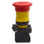 Used Schneider Electric XB5AS8444 E-Stop Pushbutton, Turn-Reset, ø40mm Mushroom, 2NC