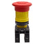 Used Schneider Electric XB5AS8444 E-Stop Pushbutton, Turn-Reset, ø40mm Mushroom, 2NC